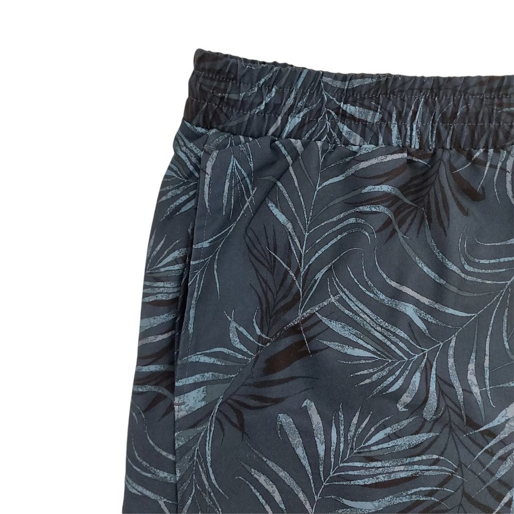 All In Motion Board Shorts Mens XL Green Tropical Print Summer Beach Outdoor - Picture 7 of 9